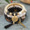 Layered Wood Bead Bracelet with Metal Accents - LauBelle