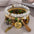Layered Wood Bead Bracelet with Metal Accents - LauBelle