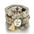 Layered Wood Bead Bracelet with Metal Accents - LauBelle