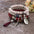 Layered Wood Bead Bracelet with Metal Accents - LauBelle