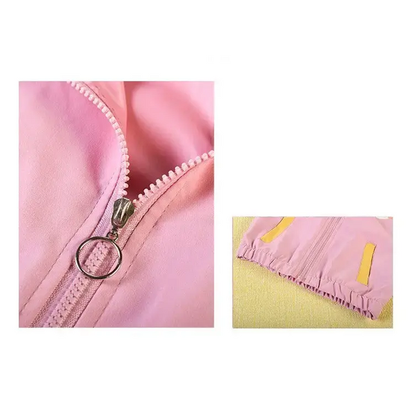 KidzZip Hooded Jacket for Children Water Resistant Outdoor Wear - LauBelle