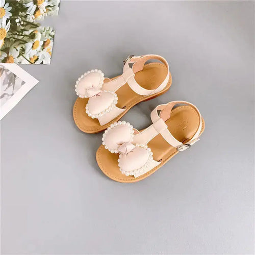 TwinkleToes Girls Bowknot Sandals for Summer Style and Comfort - LauBelle