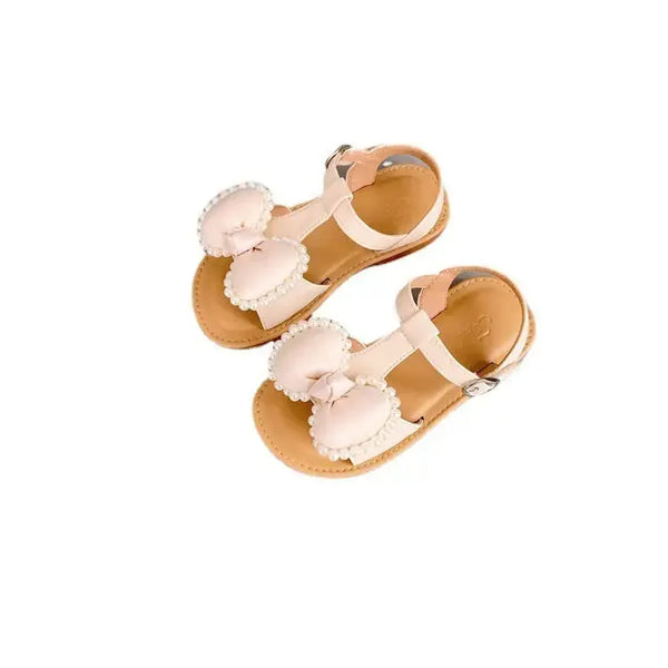 TwinkleToes Girls Bowknot Sandals for Summer Style and Comfort - LauBelle