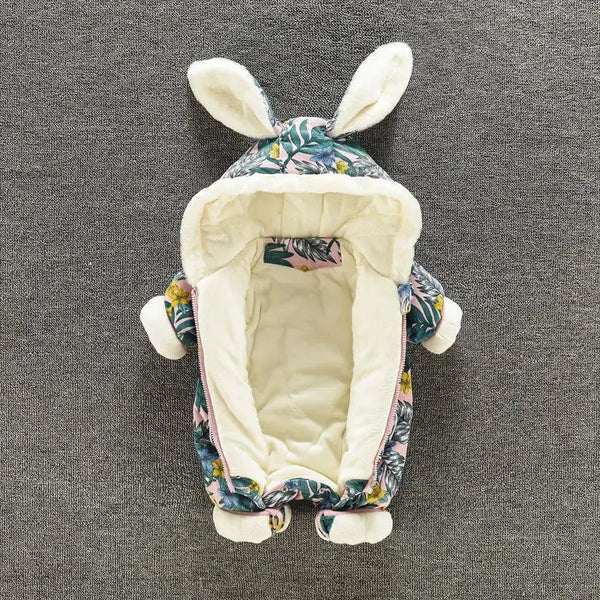 CozyQuilt Winter Padded Baby Onesie for Warmth and Comfort - LauBelle