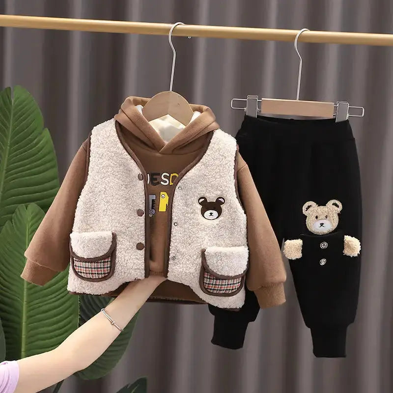 CuddleCozy Plush Velvet Kidswear for Ultimate Comfort - LauBelle