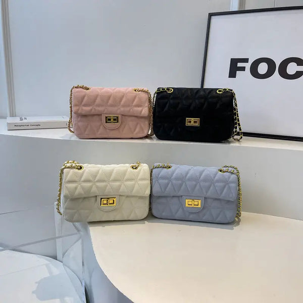 Rhombus Chain Bag Pro Stylish Geometric Handbag for Modern Fashion - LauBelle