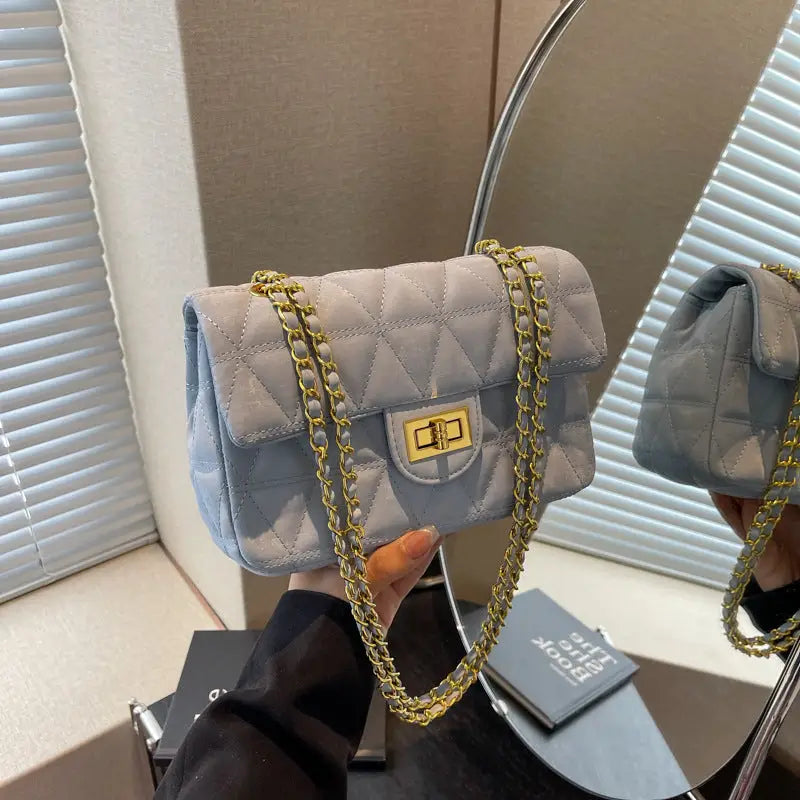Rhombus Chain Bag Pro Stylish Geometric Handbag for Modern Fashion - LauBelle Brand