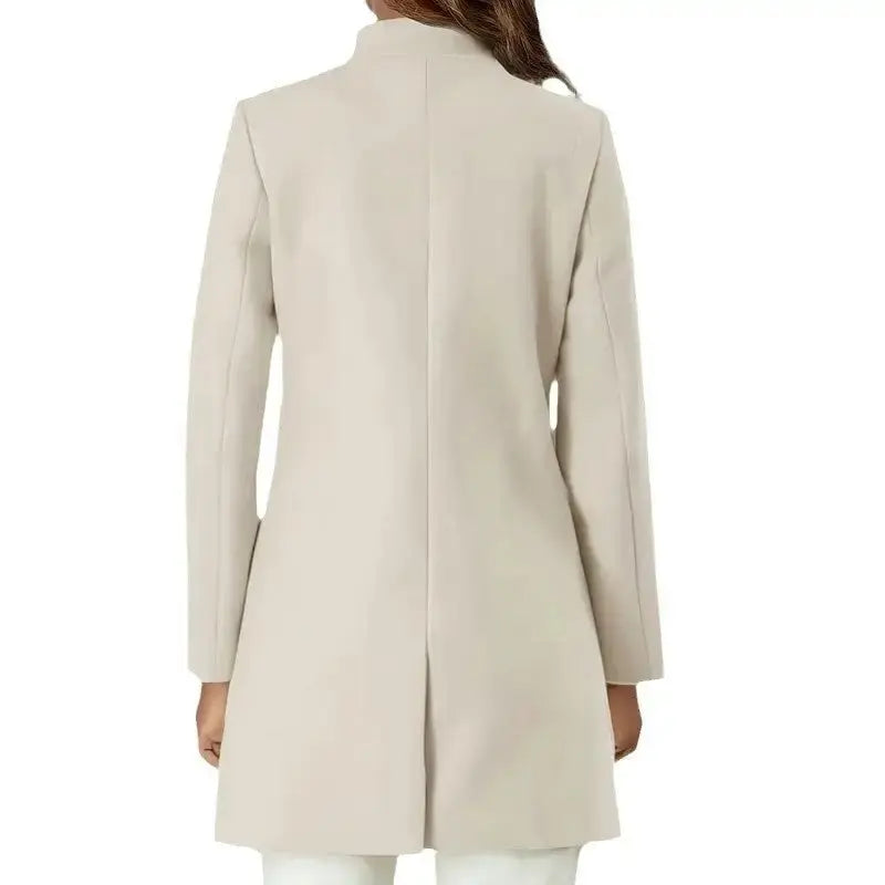 EuAm Slim Fit Wool Coat for Cooler Weather - LauBelle Brand