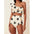 RuffleWave One-Shoulder High Waist Bikini for Women - LauBelle