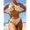Sleeveless Bikini and Belt Set in Lightweight Fabric - LauBelle
