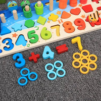 Wooden Baby NumPuzzles Educational Toddler Number Puzzle Set - LauBelle