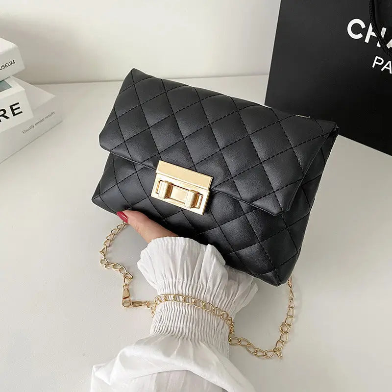 ChicColor PVC Flap Bag - Multi-Hue Elegance - LauBelle