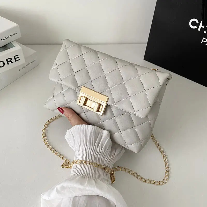 ChicColor PVC Flap Bag - Multi-Hue Elegance - LauBelle