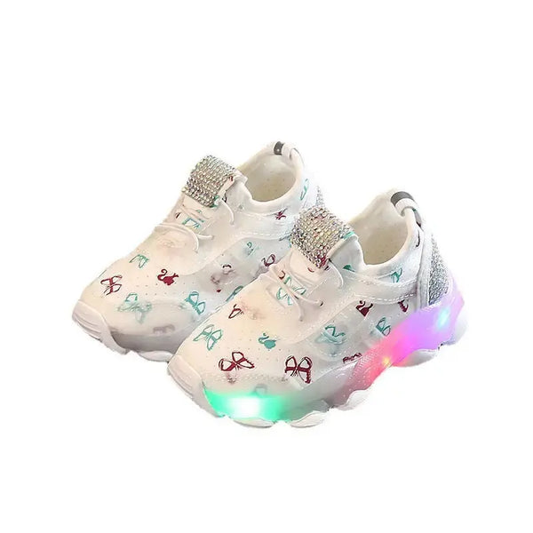 GlowStride Kids LED Breathable Sneakers for Comfortable Stylish Wear - LauBelle