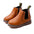 Retro Kids Casual Doc Martens Leather Boots with Yellow Stitching - LauBelle