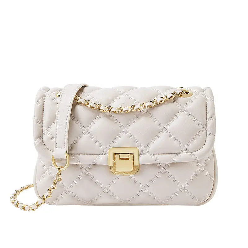 Cowhide Compact: 21CM Soft Leather Travel Case - LauBelle