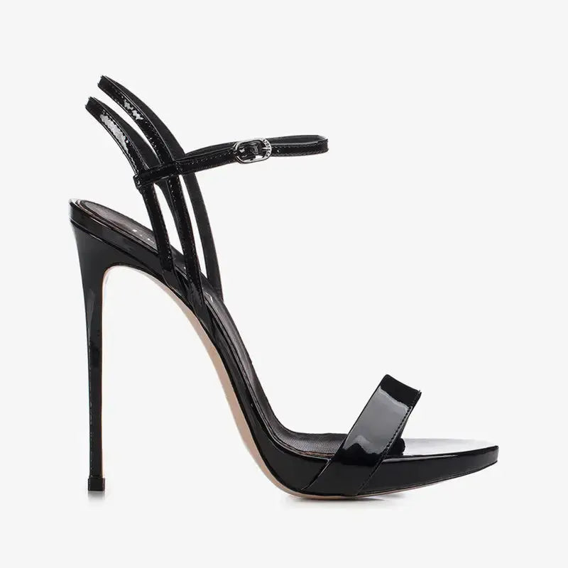 Autumn Chic Open Toe Heels for Effortless Sophistication - LauBelle
