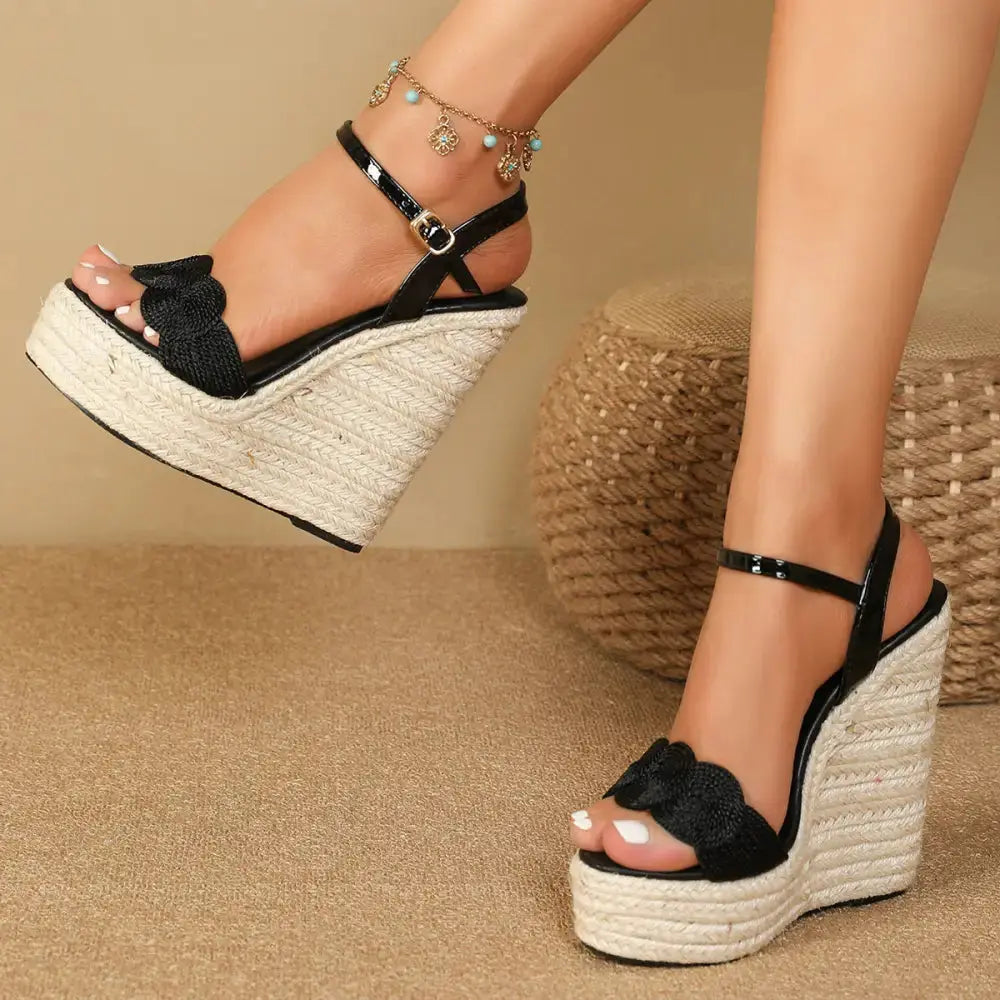 ChicLift Trendy Wedge Platform Sandals for Women - LauBelle Brand