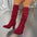 ChicStep Chunky Heel Pointed-Toe Fashion Boots - LauBelle