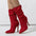 ChicStride Natural Wrinkle Pointed Toe Boots - LauBelle