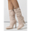 ChicStride Natural Wrinkle Pointed Toe Boots - LauBelle