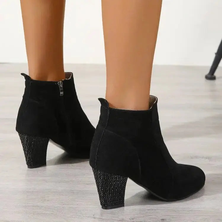 Chic Suede Martin Boots for Women - LauBelle Brand