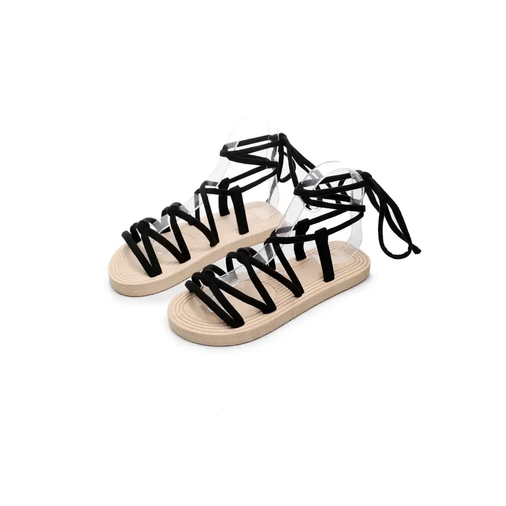 Flannel Femme Casual Flat Sandals for Women - LauBelle Brand