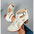 Hollow Chic Chunky Heel Peep-Toe Sandals for Women - LauBelle