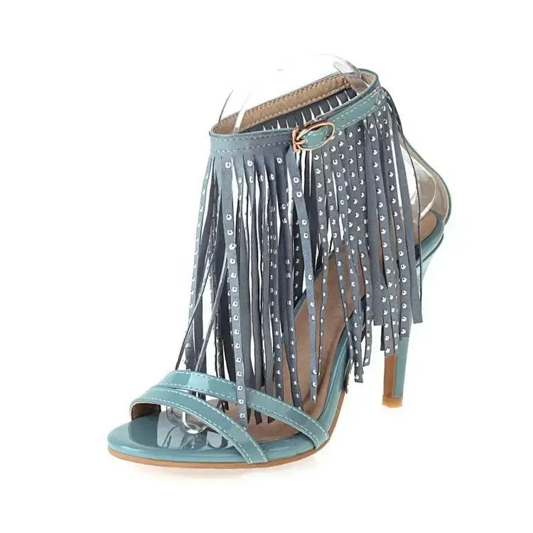 Elevate Womens Chic High Heel Sandals with Modern Silhouette - LauBelle