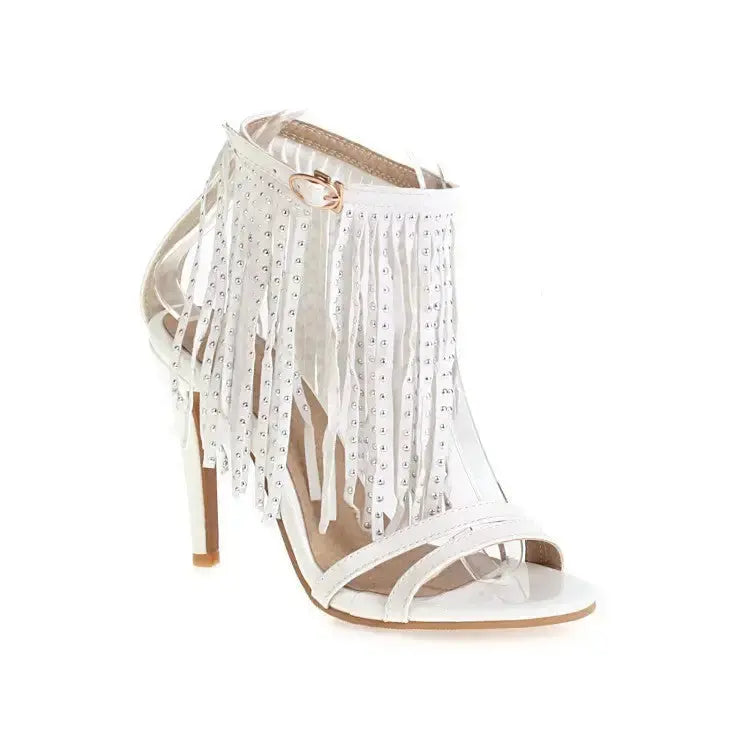 Elevate Womens Chic High Heel Sandals with Modern Silhouette - LauBelle