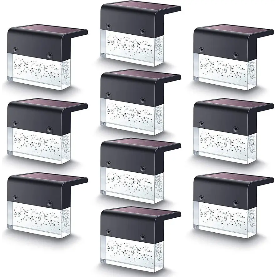 Amber Crystal Solar Garden Light with Warm White and RGB Modes - LauBelle