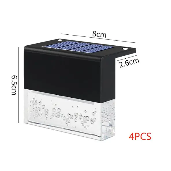 Amber Crystal Solar Garden Light with Warm White and RGB Modes - LauBelle