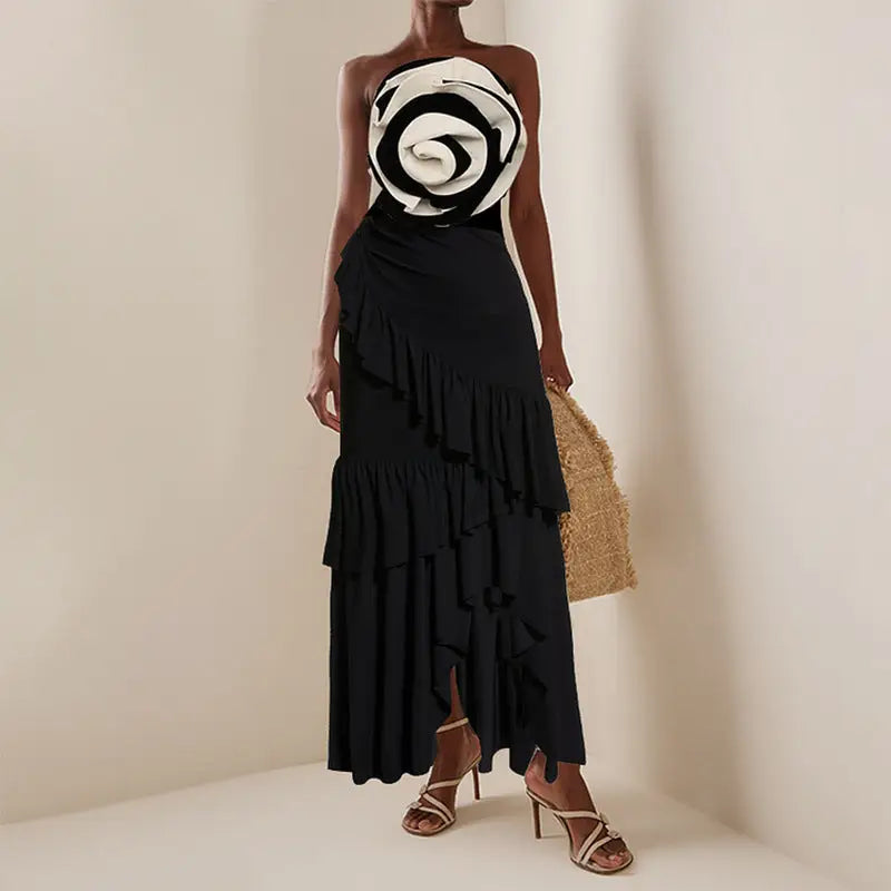 BlossomWave Womens Floral Beach Suit - LauBelle