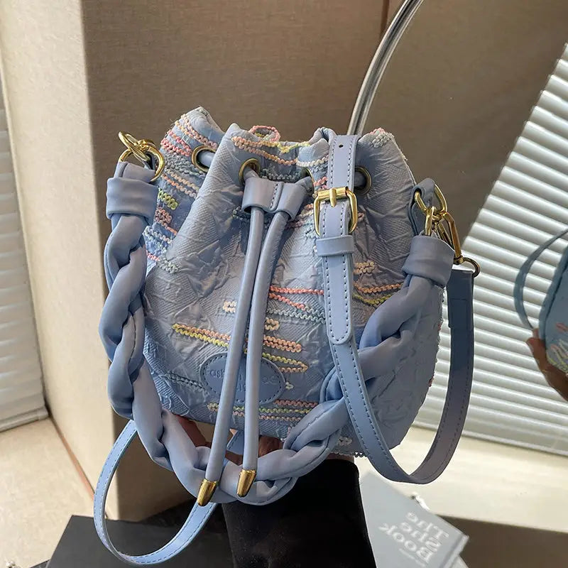 ChicCanvas Womens Fun Fashion Messenger Bag with Vibrant Print - LauBelle