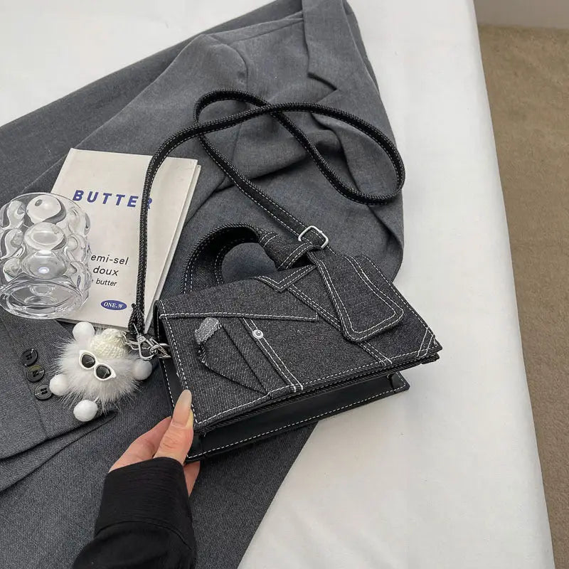 City Chic Denim Suitcase - LauBelle