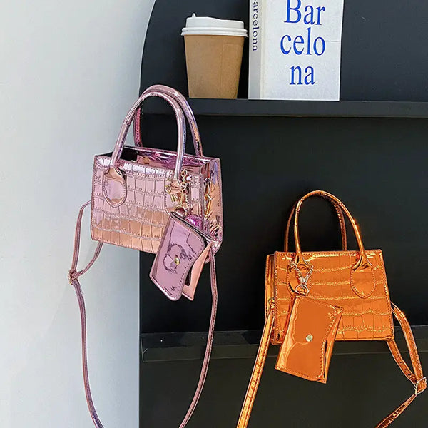 ColorFlex PU Square Suitcase Pack - LauBelle