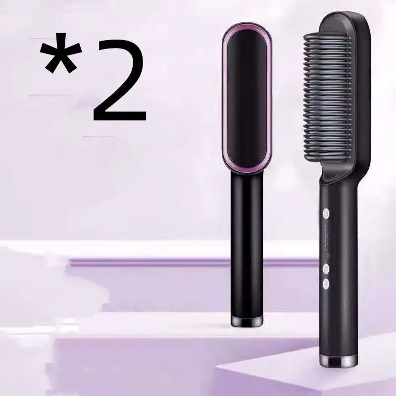 Anti-Scald Hair Straightening Comb with Intelligent Temperature Control - LauBelle Brand