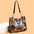 GeoRetro ColorMatch Shoulder Tote - LauBelle
