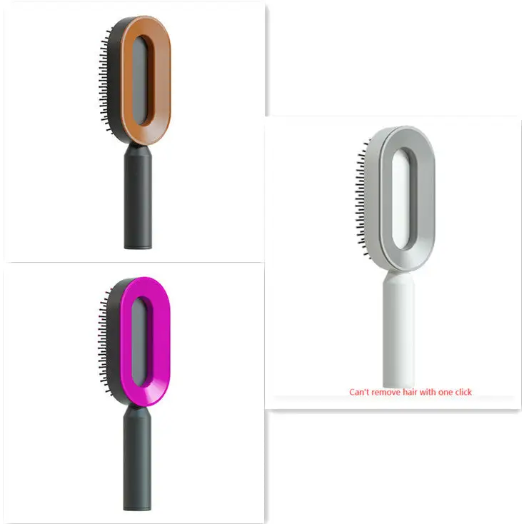 Self-Cleaning Hairbrush with 3D Air Cushion for Healthy Hair - LauBelle