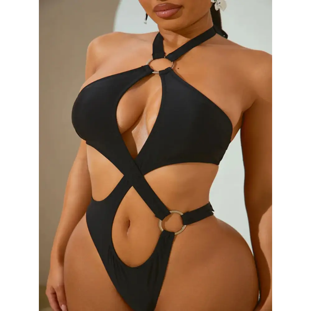 Sunset Lace-Up Cutout Bikini for Women - LauBelle