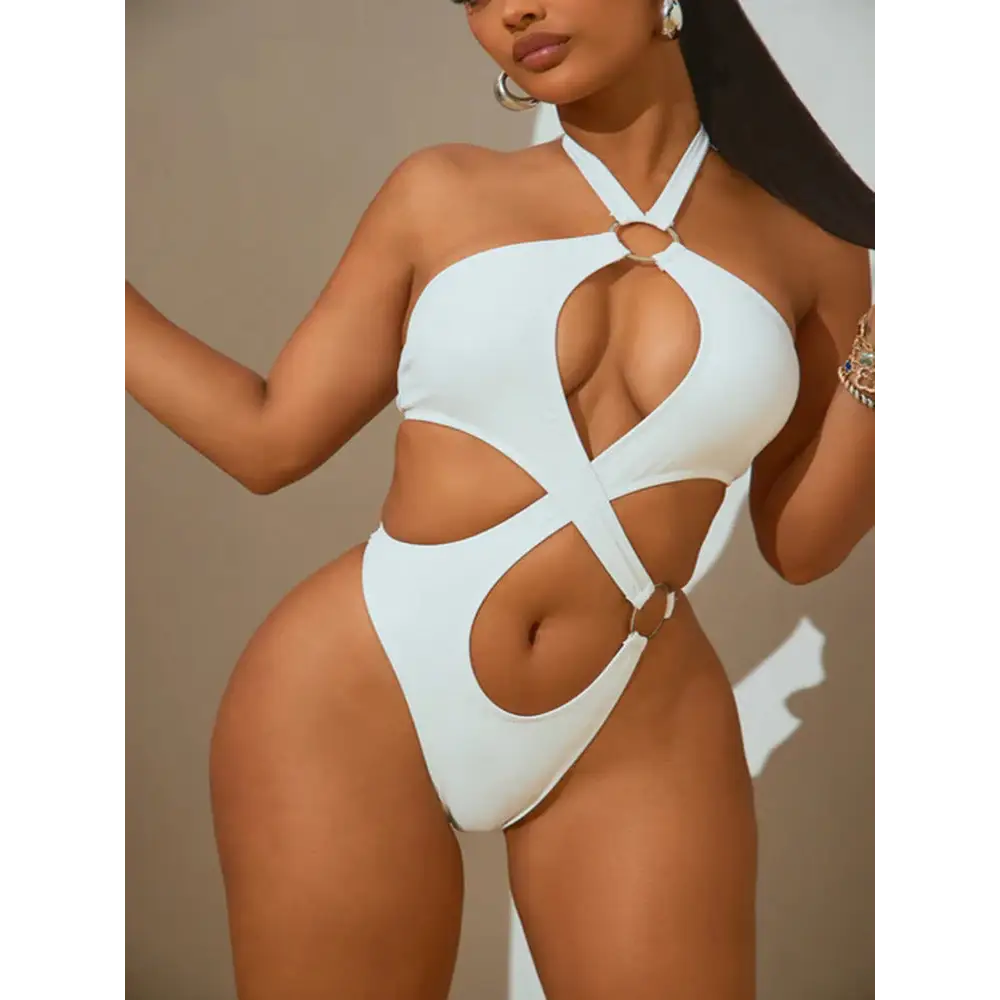 Sunset Lace-Up Cutout Bikini for Women - LauBelle