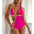 Bronze Bandit High Waist Swimsuit with Tummy Control - LauBelle