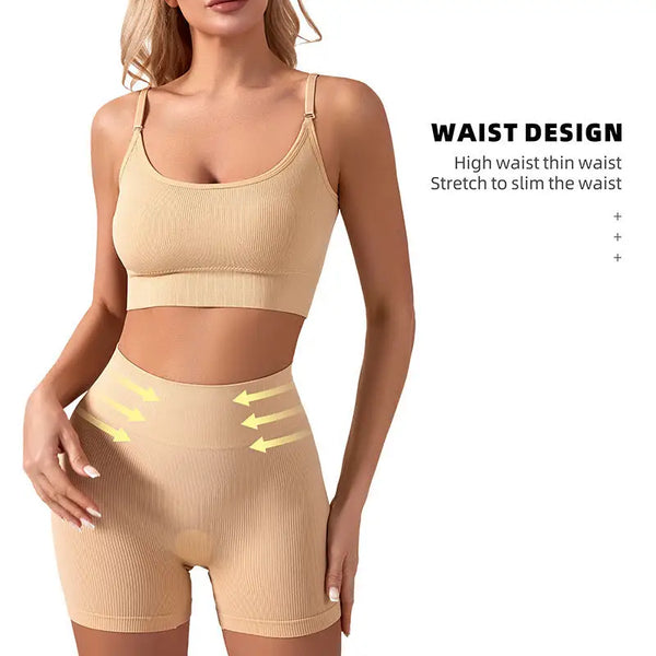 NudeFit Sports Bra with Breathable High-Quality Fabric - LauBelle