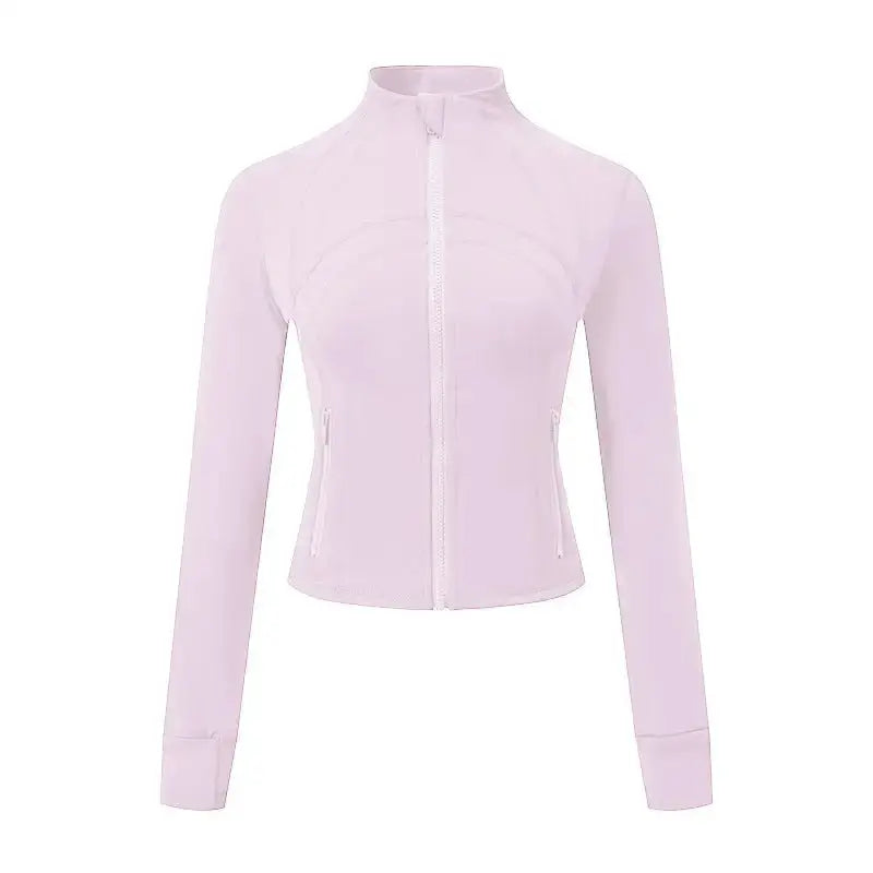 BreezyFlex Cream Versatile Reversible Slim Zip Jacket - LauBelle