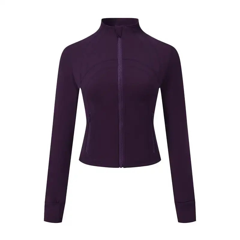 BreezyFlex Cream Versatile Reversible Slim Zip Jacket - LauBelle