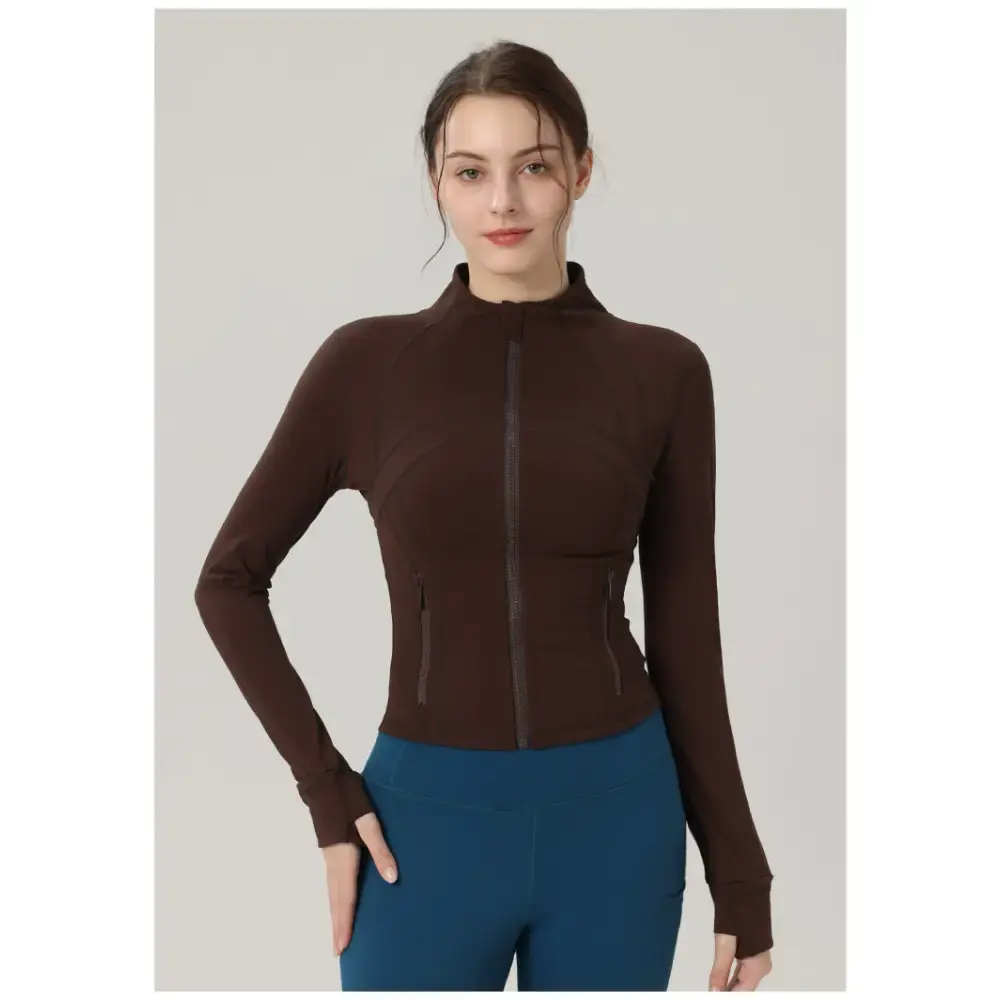 BreezyFlex Cream Versatile Reversible Slim Zip Jacket - LauBelle Brand