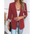 ChicCrop Womens Slim Fit Casual Blazer with Rolled Sleeves - LauBelle Brand