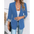 ChicCrop Womens Slim Fit Casual Blazer with Rolled Sleeves - LauBelle Brand