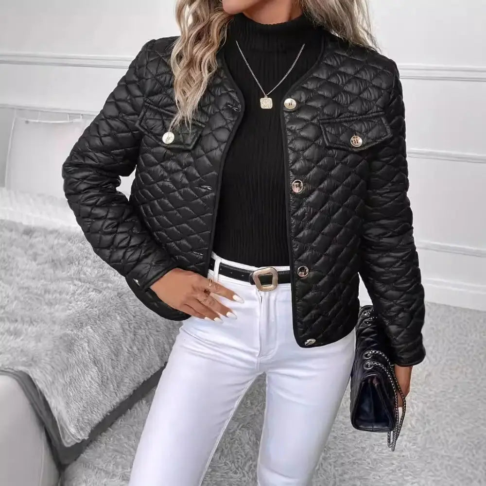 CozyBlk 100 Percent Cotton Coat for Chilly Weather - LauBelle Brand
