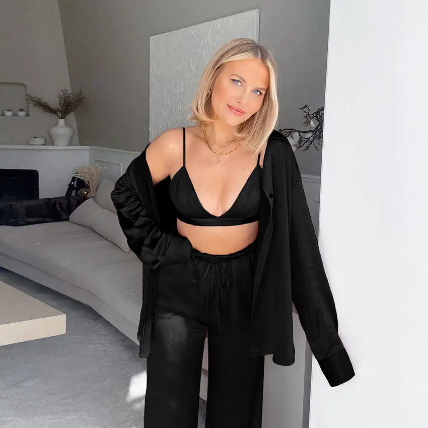 EuroLapel Three Piece Suit for Formal Occasions - LauBelle